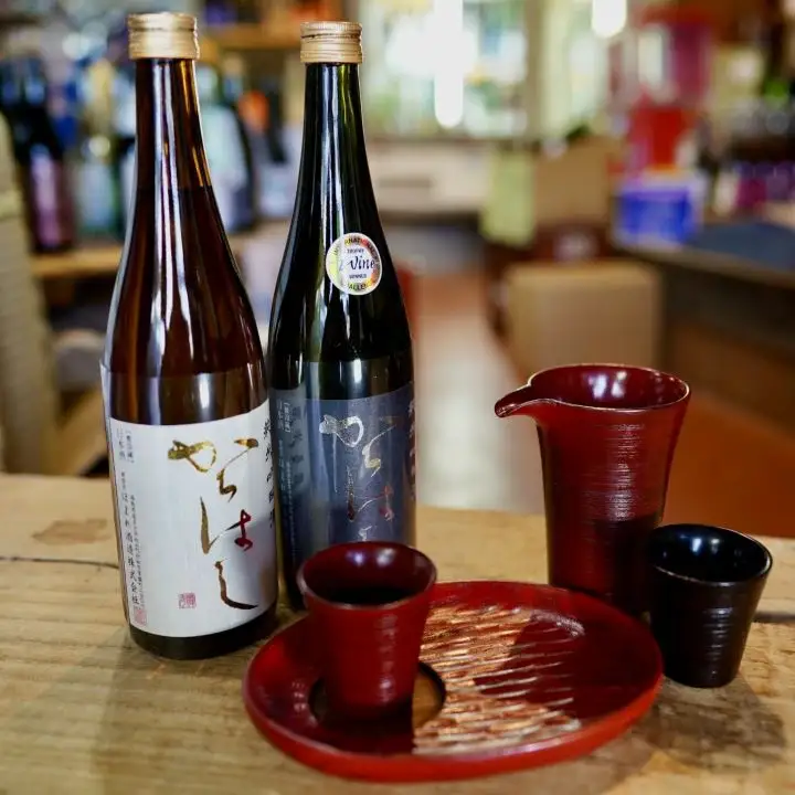 日本酒　會津ほまれ限定酒「からはし」純米吟醸　山田錦　「からはし」純米吟醸　夢の香　720ml　各5本　計10本　会津漆器酒器　セット　ギフト　お土産　飲み比べ　会津　喜多方【07208-0075】