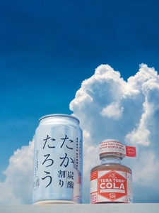 黒糖焼酎たかたろう炭酸缶(８％ 350ml)８缶＆TOBATOBA COLA(115g)３本コラボセット