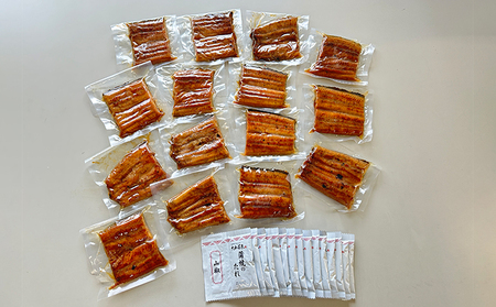 浜名湖うなぎ蒲焼（小丼用）計750g 【訳あり】サイズ不揃い15～18袋 加工品 養殖 老舗 手焼き 百貨店 ギフト カット 湯せん レンジ 美味しい 冷凍 食べきり 便利 簡単 調理 