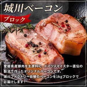 城川自然牧場 城川ベーコン １kg SSF0019