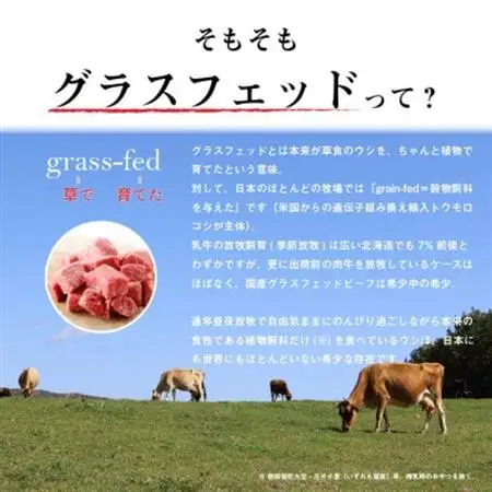 なかほら牧場 グラスフェッドビーフ角切り(500g)_肉 牛肉  うし ビーフ_【配送不可地域：離島】【1324170】