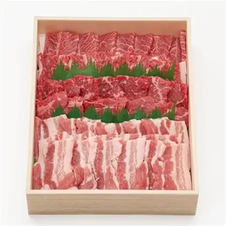 上州牛肩・モモ焼肉:榛名ポークバラ焼肉セット(合計1kg)_肉 焼肉 牛肉 やきにく ヤキニク バーベキュー  肉 焼肉 豚肉 やきにく ヤキニク バーベキュー_【配送不可地域：離島】【1043021】