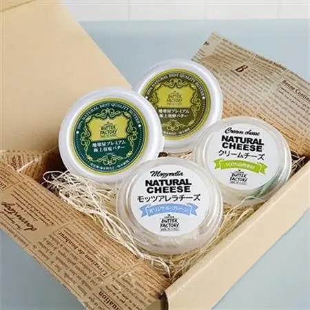 【無地　熨斗】地球屋プレミアム　極上バターとチーズの4個セット_卵・乳製品 チーズ    卵・乳製品 バター  _【配送不可地域：離島】【1091113】