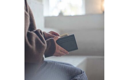 長財布（ne) ファッション小物 イタリアンオイルレザー  グレージュ