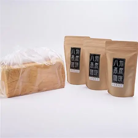 ハニーブレッド1本(2斤)と八州高原珈琲(粉)　3種の詰め合わせ_ パン  ぱん  飲料・ドリンク 粉 コーヒー・コーヒー豆 珈琲 珈琲豆_【配送不可地域：離島】【1095587】