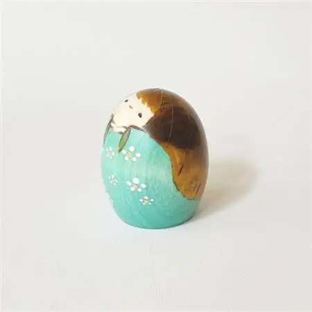 しあわせ　グリーン　小(1体)_装飾品・工芸品   _【1293296】