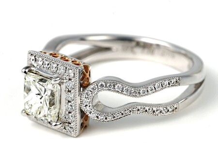 【ふるなび限定】【一点もの】ダイヤモンド（1.009ct）K18PG/WGリング　R66　K05097-H　FN-Limited-SP