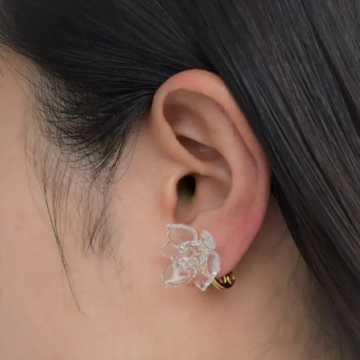 イヤリング iriser ミズアオイ ｜ イヤリング アクセサリー レディース