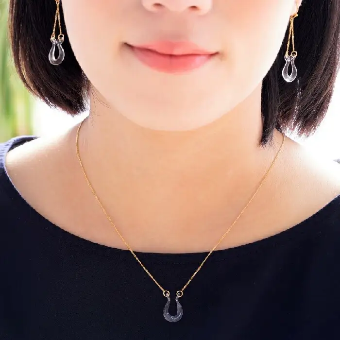 ネックレス・ピアスセット iriser ていてつ ｜ ネックレス・ピアス