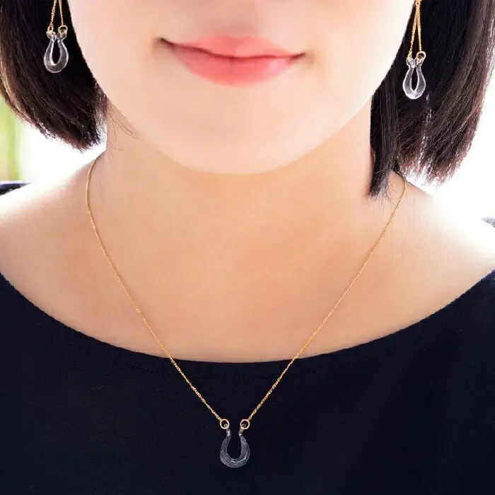 ネックレス・イヤリングセットiriser ていてつ ｜ ネックレス・イヤリング