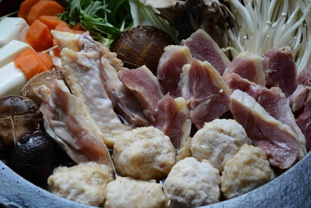 若軍鶏肉 （メス）と 工房謹製 つくね団子 のお鍋セット ひよころ鶏園 鶏肉 モモ もも ムネ むね ササミ ささみ 手羽 つくね 手作り ふんわり 柔らか 蓮根 れんこん 生姜 お子様 こども お年寄り 鍋 国産 新潟県 阿賀野市 冷凍 1R11011 