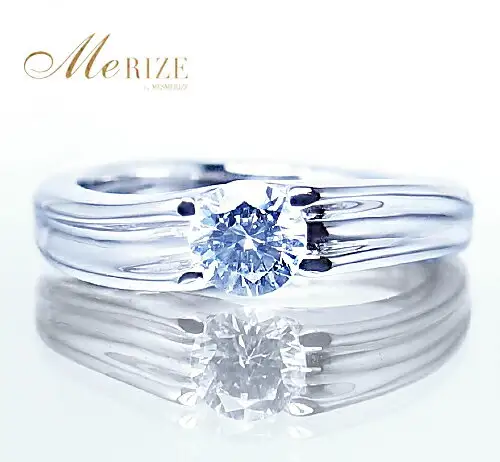 指輪 天然 ダイヤモンド 0.3ct SIクラス Lucienneリュシエンヌ【プラチナ950】r-184（KRP）O48-1410