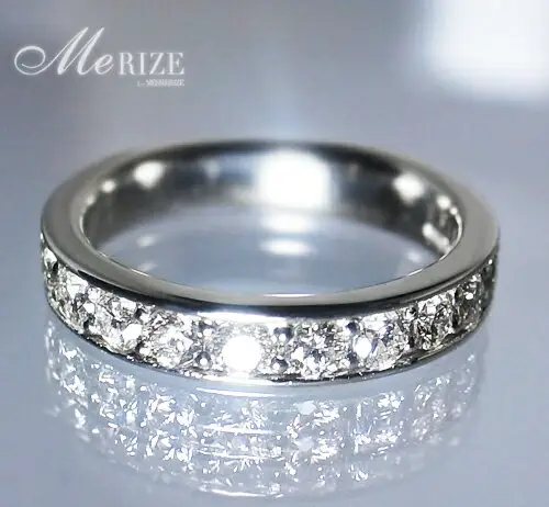 指輪 天然 ダイヤモンド 1.0ct フルエタニティ SIクラス Nadine ナディーヌ【プラチナ950】r-171（KRP）R33-1411