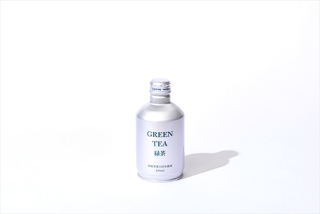 Justice Green tea（緑茶）アルミボトル缶290ml×24本入り【 茶 お茶 緑茶 美味しい 24本入り 防災 神奈川県 山北町 】