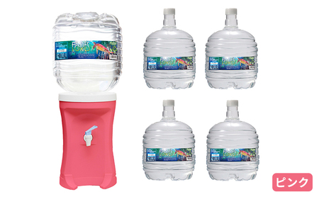 災害備蓄水セット ピンク