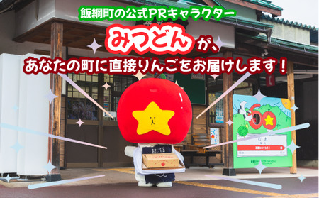 飯綱町PRキャラクター みつどん 旬のりんご 家庭用 5kg 全国お届け便 品種はおまかせ あたなのお家にお届けします！ 信州 果物 フルーツ りんご 林檎 長野 飯綱 いいづな PR キャラクター 妖精 ゆるキャラ ご当地キャラ かわいい 長野県 飯綱町 [1774]