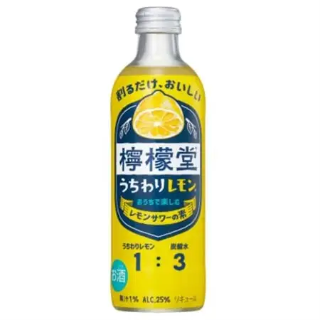 檸檬堂うちわりレモン　300mlビン×24本_酒・アルコール リキュール・洋酒  _【1473464】