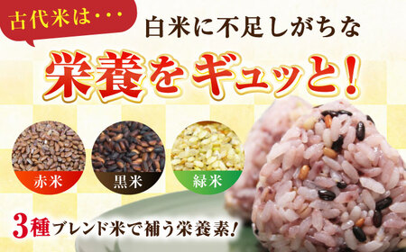 佐賀県産古代米 3色MIX 800g / 佐賀県 / 旬菜舎さと山 [41AABM007]