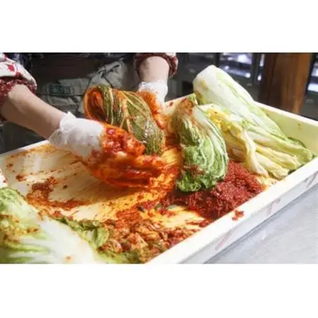 自家製手作り　白菜キムチ　【カット済】　400g×2パック【配送不可地域：離島】【1466876】