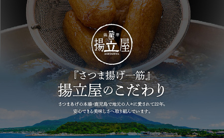 【5営業日以内に発送】 揚立屋 さつまあげ ふるさと便 さつま芋入り K197-005 スピード配送 最短 すぐ届く お急ぎ
