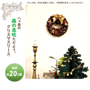 森の木の実のクリスマスリース （約20cm） | リース
