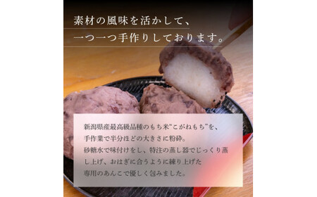 おはぎ３種10個セット（つぶあん6個・ごま2個・きなこ2個）