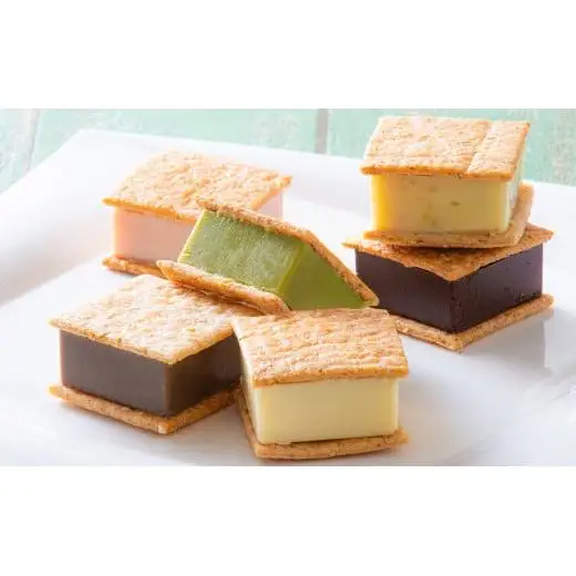 【スイーツ】ホワイトチョコと豆乳バターの出会い！豆乳バタークリームサンド 6種類セット。「caccaさんのキッシュ」から。