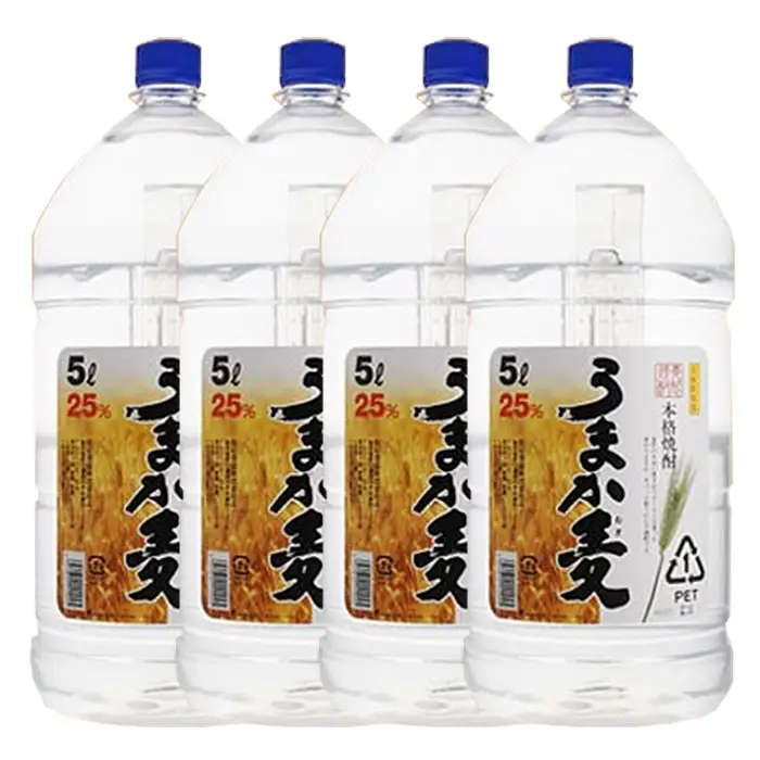 本格麦焼酎「うまか麦」飲みたごえセット ５L×４本 計20L 【00-003-45】