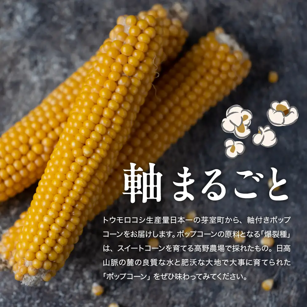 手軽で美味しい！北海道十勝芽室町 ポップコーン イエロー10本 軸付き カラフル ポップコーン 電子レンジ対応特殊袋付き 軽食 とうもろこし おやつ お菓子 スナック菓子 お取り寄せ ご当地 送料無料 北海道 十勝 芽室町me066-002c