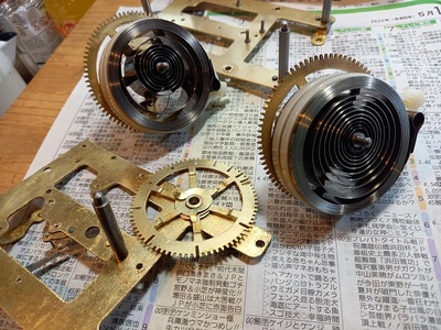 ゼンマイ式掛時計修理講座　＜WS002＞ [h015]