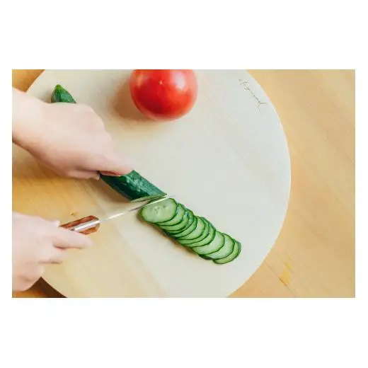 いちょう 一枚板 丸まな板 LLサイズ 34cm 天然木 国産 イチョウ カッティングボード プレート テーブルウェア キッチン 台所 家事 料理