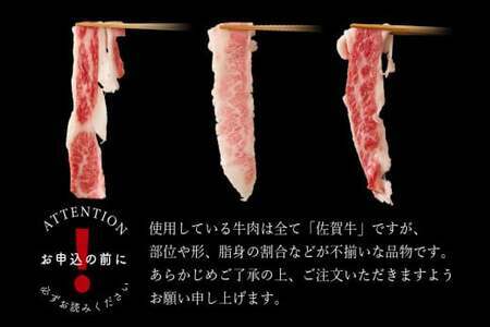【訳あり】佐賀牛切り落とし1,000g(H106232)