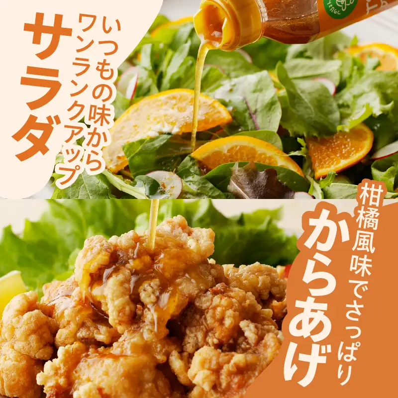 TSUNO DRESSINGはるみみかん計2本 ドレッシング サラダ 柑橘 加工品 国産_T043-0025