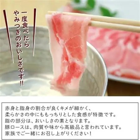 鹿児島黒豚下ロース＆肩ロース500g【配送不可地域：離島】【1185839】