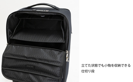 Haybale ローラブル ソフト スーツケース CABIN_No.8801177 カバン ソフトキャリーケース 1～2泊程度 出張 旅行 機内持込みサイズ  旅 キャリー かばん バッグ 国産 日本製 北海道 赤平市