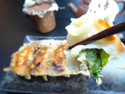 本格中華「公珠」しその香り漂う肉汁たっぷり『みやじ豚しそ餃子ぎょうざ』100個入り AHA0006