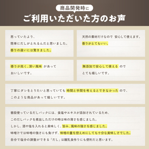 a10-1030　だし素材だけのパック おだしの本気10ｇ12P入×3袋