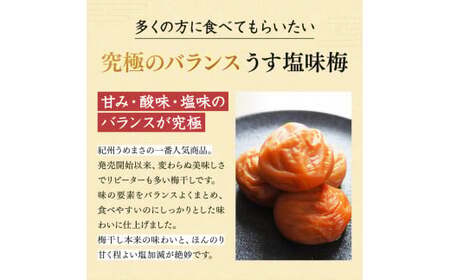一梅千日うす塩味梅（塩分6％） 「風」 A級4Lサイズ500g / 和歌山県 田辺市 紀州南高梅 南高梅 梅干し 梅干 梅 うめ A級品 4L 肉厚 お米 おにぎり 焼酎 梅酒 健康 うす塩味 塩分6％ ご飯のお供 【umm019】