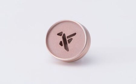 ～香りを纏う～ 　ALMA Aroma Pins-motif- 雑貨 ファッション アクセサリー ピンバッチ アロマオイル 持ち運び おしゃれ ジャケット お守り クローバー  pink/bird