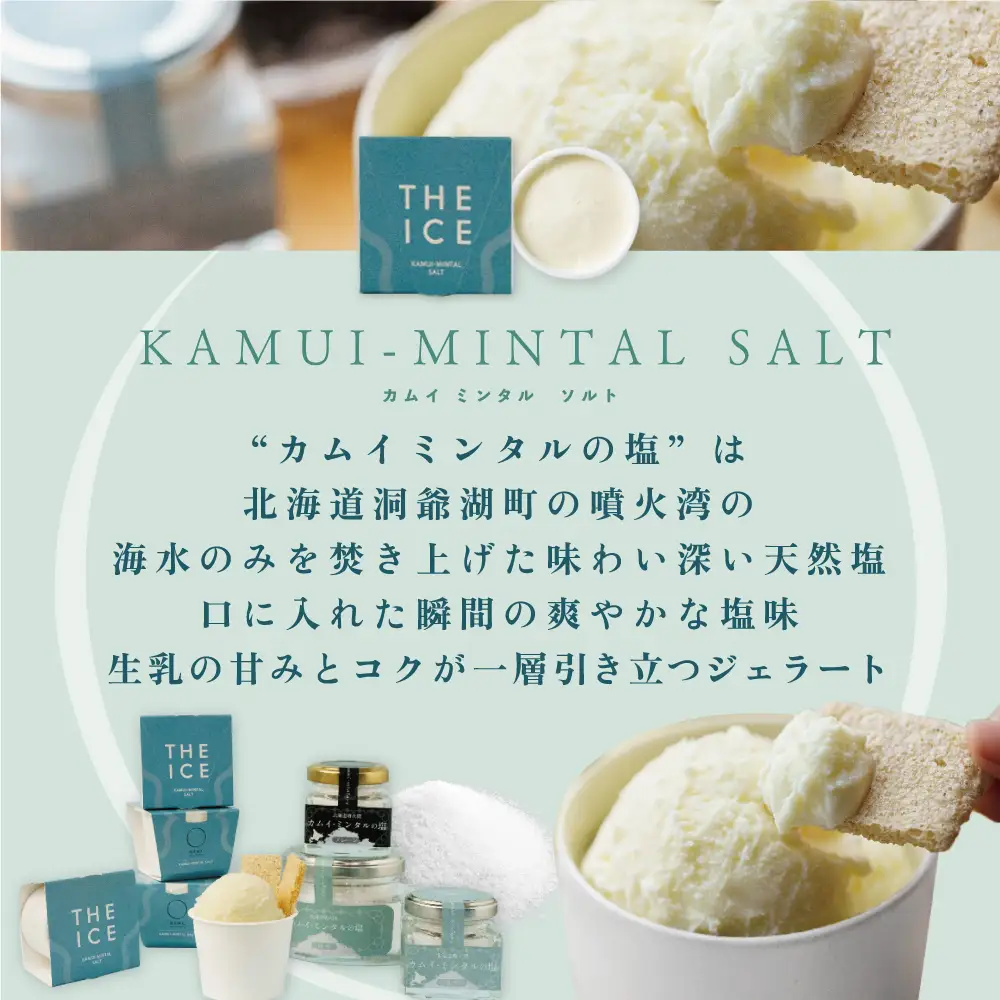 【THE ICE】 KAMUI-MINTAL SALT（カムイ・ミンタルソルト）ジェラート 12個 CJ0000213