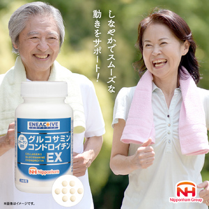 グルコサミンコンドロイチン EX 240粒入り サプリ サプリメント ダイエット 健康 グルコサミン コンドロイチン コラーゲン 豚由来 コラーゲンペプチド 医薬品 関節 ウォーキング 散歩 日本ハム ニッポンハム 送料無料 [sf069-002]