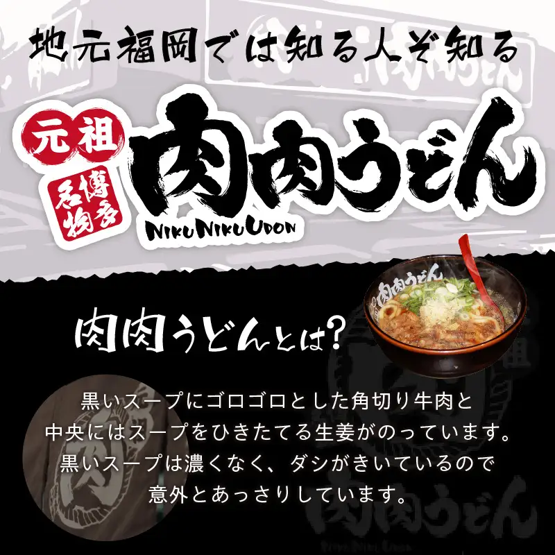 冷凍 肉肉うどん5食【B-175】