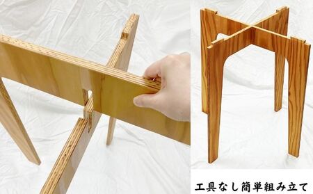 【北海道産材使用】カラマツテーブル インテリア 家具 組み立て式テーブル 組み立て式 あたたかみ ナチュラル 木製 
