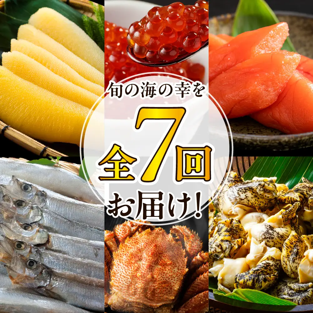定期便 海の幸バラエティーコース 年7回