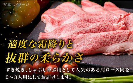 【全12回定期便】高級霜降り 肩ロース スライス 500g A4ランク 糸島 黒毛和牛 糸島市/糸島ミートデリ工房 [ACA307]