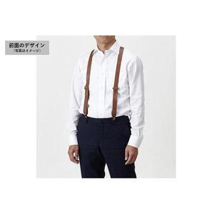 102010-4 栃木レザー牛革サスペンダーブラック