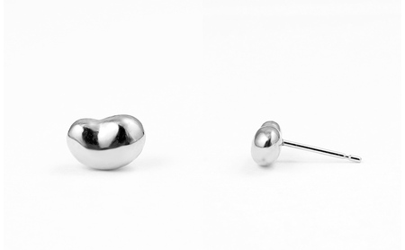 プラチナ900ビーンズデザインピアス　120414 SWAE010