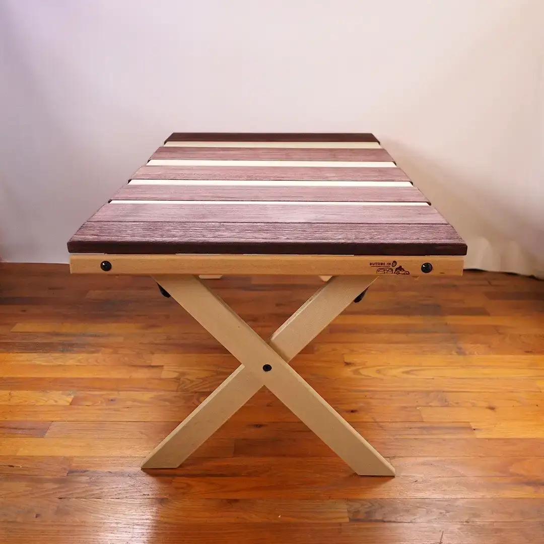 テーブル MakuKaku Mid-High Table（マクカク・ミッドハイ・テーブル） 木製 アウトドアテーブル アウトドア用品 キャンプ用品 燕三条製 [OUTSIDE IN] 【122S005】