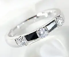 指輪 天然 ダイヤモンド 0.3ct 3粒 SIクラス【pt950】r-100（KRP）N67-1411