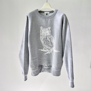 OWL SWEATSHIRT【LLサイズ／GRAY】 [h125]